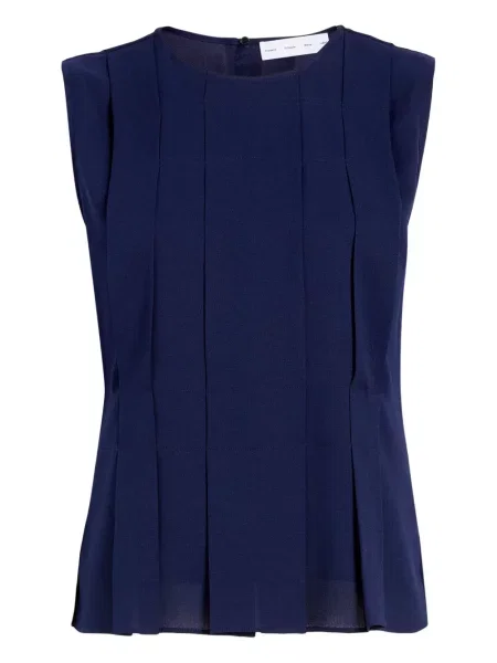 Top Proenza Schouler White Label plisat alb