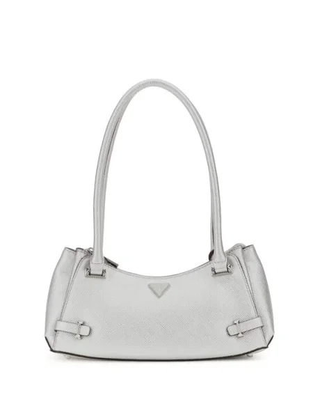 Дамска чанта Guess сребристо