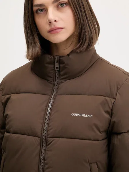 Куртка Guess Jeans зимова бірюзовий