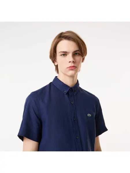 Рубашка Lacoste синяя