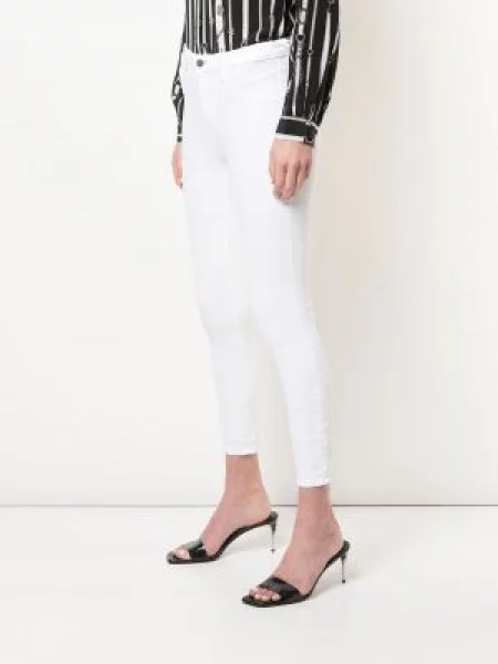 Zkrácené skinny skinny džíny L'agence bílé