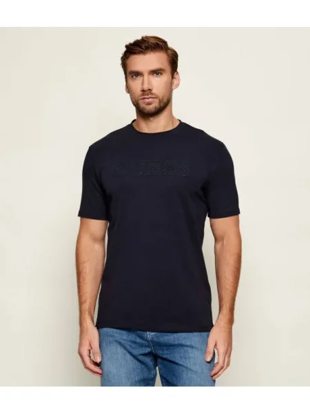 Guess Tricou Bleumarin