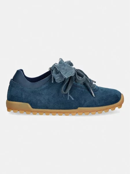Calvin Klein LOW PROFILE RUN MG SUE DB LACES tenisky dámske modrá