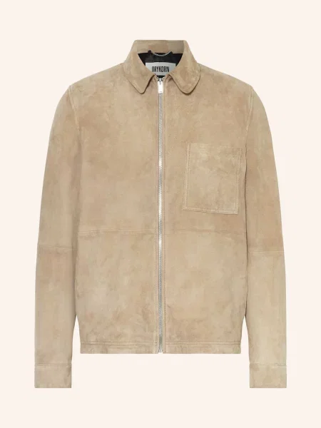 Drykorn Kurtka Skórzana Jerson beige beżowa