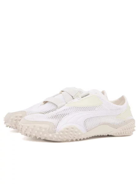 Sneakersy Puma Suede z siateczką białe