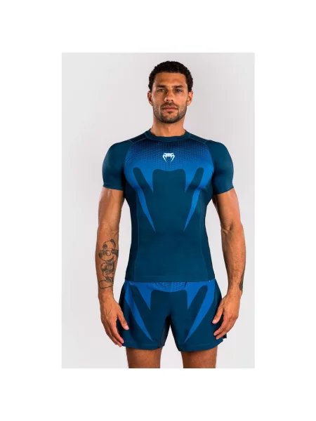 Koszulka Venum No Gi Rashguards granatowa S niebieska