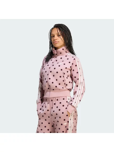 ADIDAS ORIGINALS Gornji dio trenirke šljiva / ciklama / prljavo bijela