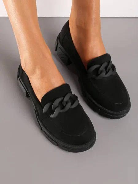 Mocasini cu lanț Forote negri