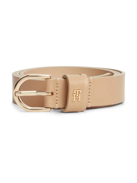 TOMMY HILFIGER Curea ESSENTIAL EFFORTLESS maro deschis bej