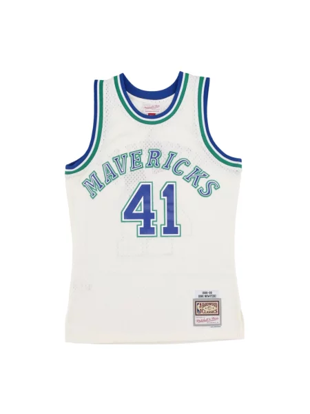 Koszulka sportowa Mitchell & Ness do koszykówki biała