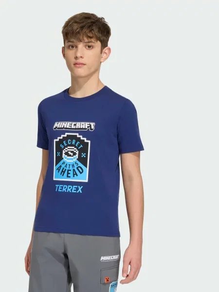 Детская спортивная футболка Adidas синяя