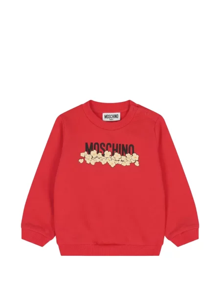 Sweter dziecięcy Moschino czerwony