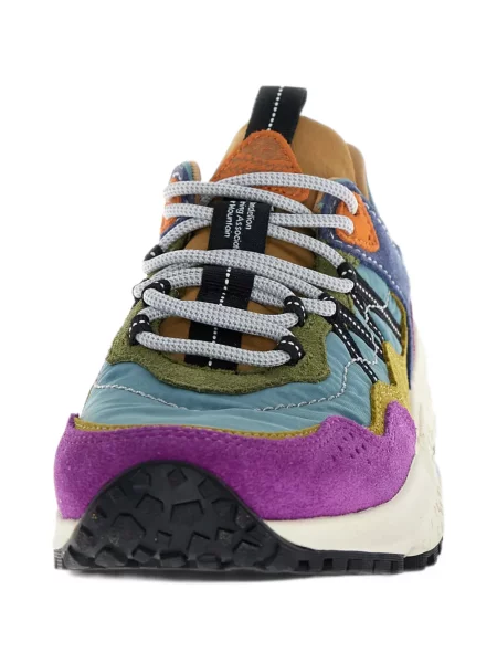 Szarvasbőr virágos sneaker Flower Mountain kék