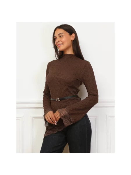 Top La Modeuse smeđa