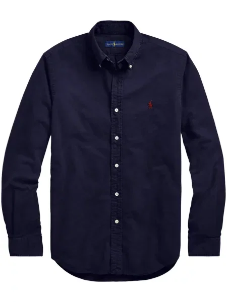Πουκάμισο Polo Ralph Lauren με κέντημα μπλε