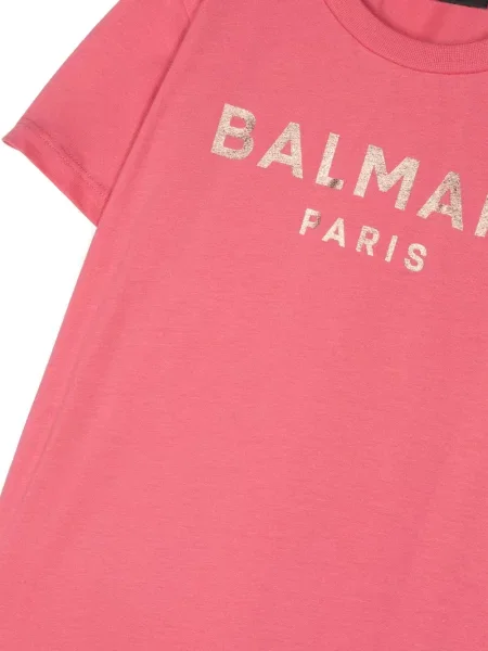 Koszulka dziecięca Balmain czerwona