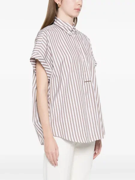 Bluză Brunello Cucinelli cu dungi