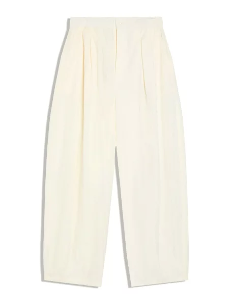 Bershka Pantaloni cutați crem