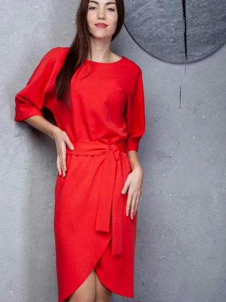 Сукня міні LadyLike червоний