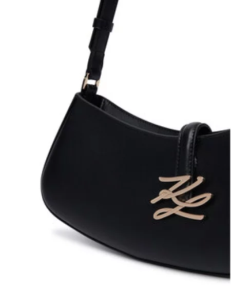 Karl Lagerfeld Torba za na rame AUTOGRAPH crna