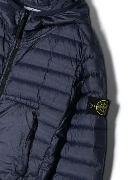 Kurtka dziecięca Stone Island niebieska