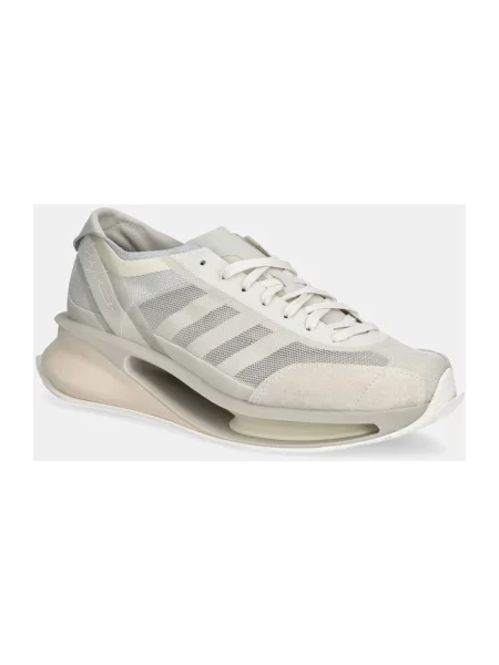 Buty do biegania Y-3 skórzane do biegania beżowe