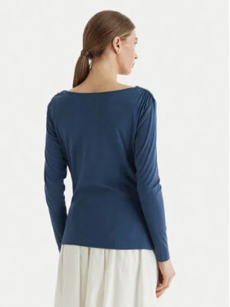 Vero Moda Bluza Ice Mornarsko modra