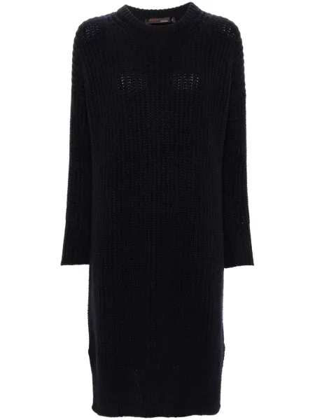 Rochie midi Incentive! Cashmere din cașmir albastru