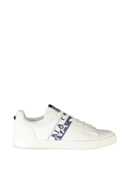 Sneakerși Napapijri cu imagine alb