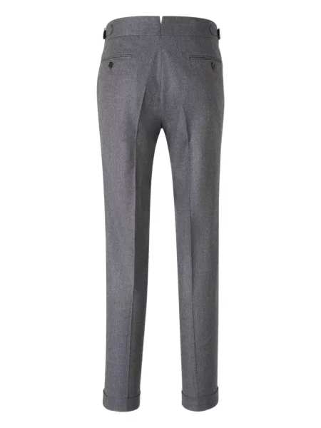 Pantaloni Scabal plisate gri