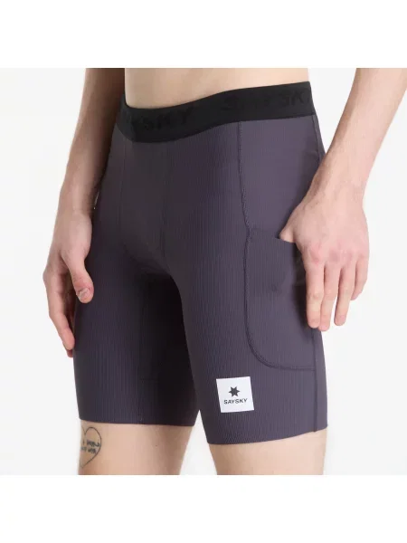 Κολάν SAYSKY Combat+ Rib Short Tights 8" Grey M γκρι