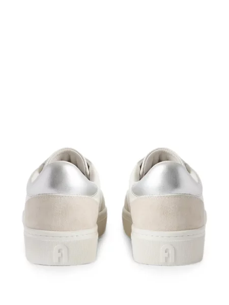 Sneakerși Furla din piele alb