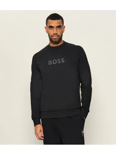 BOSS GREEN Hanorac Salbo negru