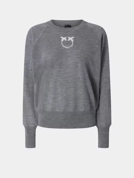 Кофта PINKO хутро натуральне сірий