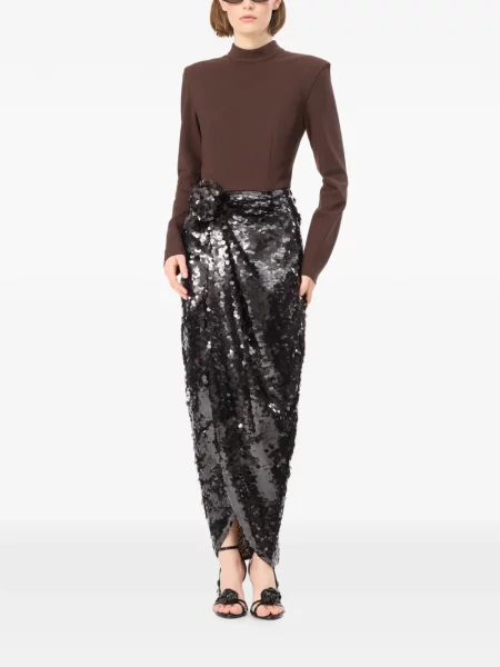 Rochie midi Rotate Birger Christensen maro