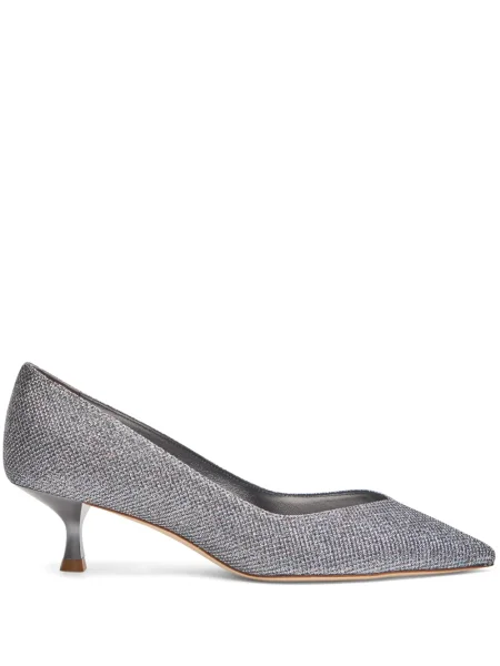 Pantofi cu toc Stuart Weitzman argintiu