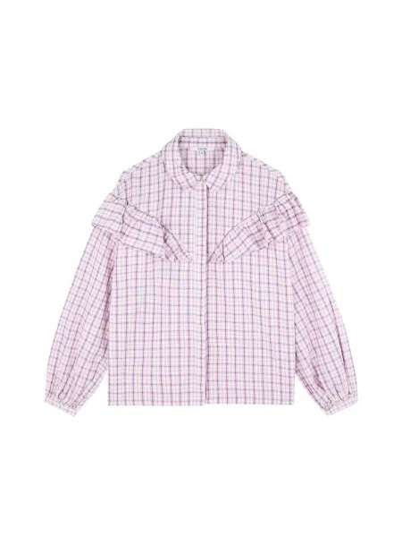 Scalpers Bluză lila / mov liliachiu alb