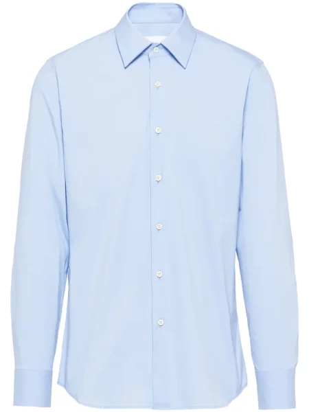 Košulja Prada puplin plava