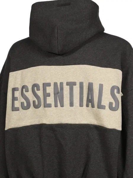Decupat hanorac cu glugă Essentials gri