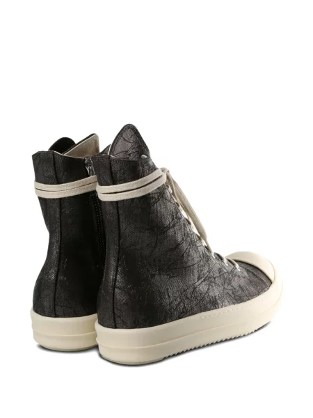 Sneakerși Rick Owens Drkshdw cu șireturi din dantelă maro