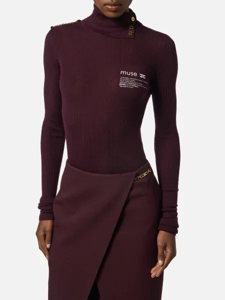 Шкарпетки Elisabetta Franchi бордові