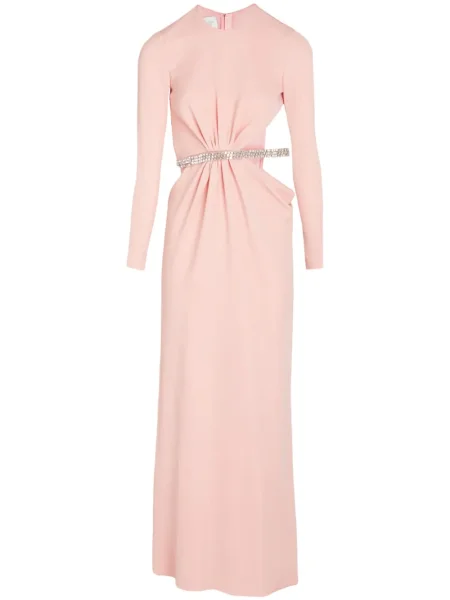 Rochie maxi Giambattista Valli lungă de costum roz