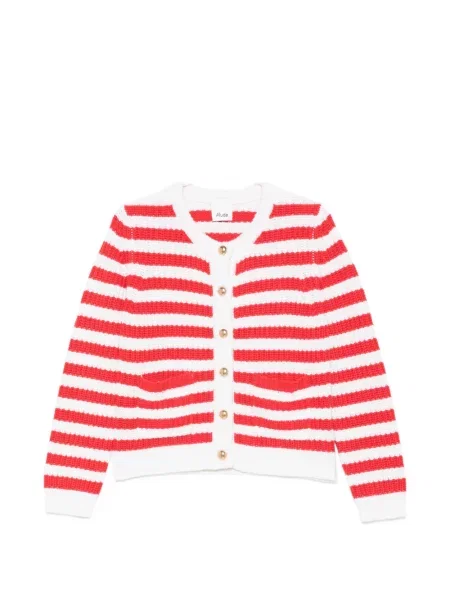 Cardigan Allude cu dungi roșu