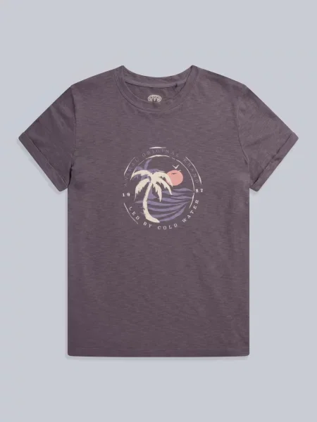 Ava — koszulka dzianinowa Grey szara