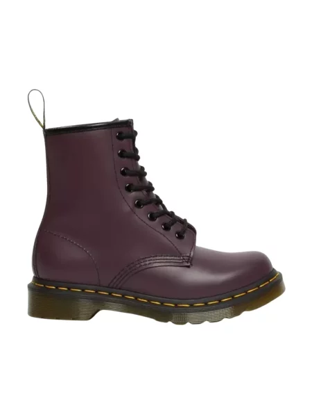 Botki Dr. Martens sznurowane skórzane czerwone
