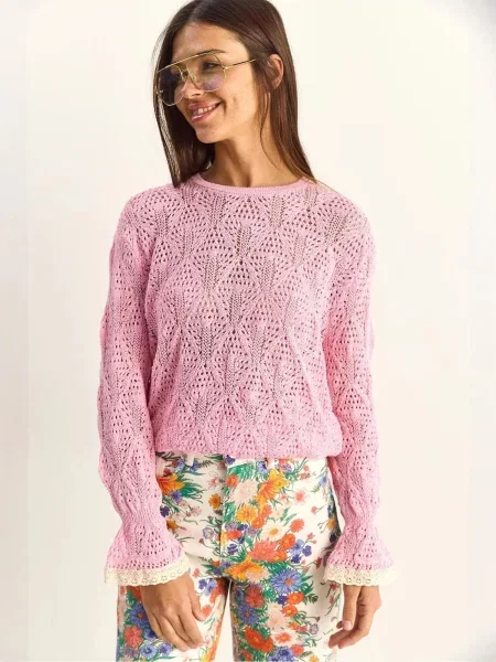 Bianco Lucci Pulover Pullover' roza