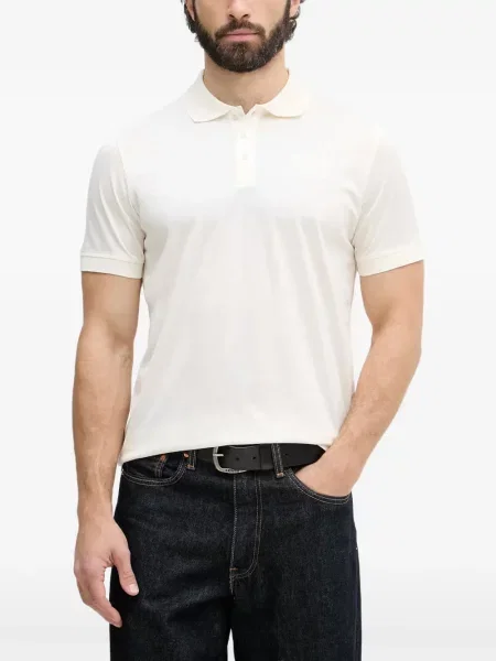 Scurt tricou polo Karl Lagerfeld cu broderie
