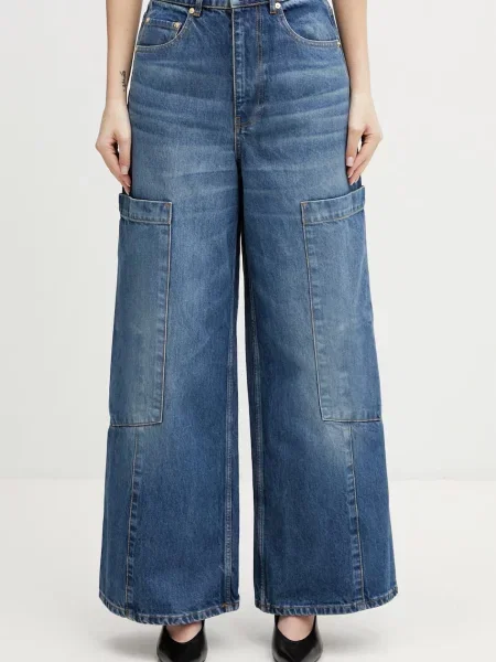 GANNI blugi relaxed fit pentru femei