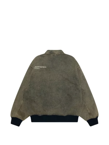 Geacă Aape By A Bathing Ape cu broderie gri