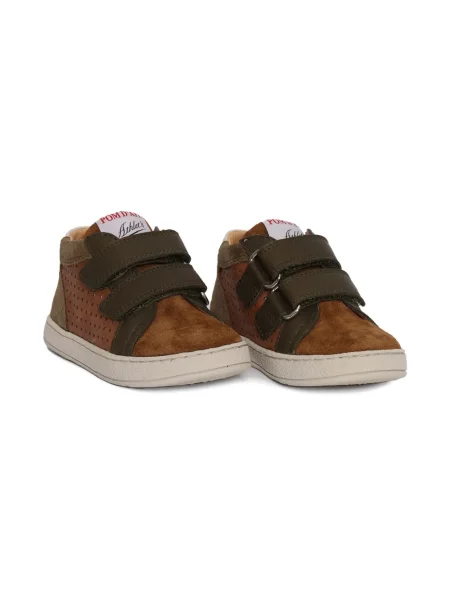 Sneakersy dziecięce Pom D'api brązowe